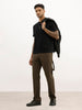 Straight Fit Carpenter Denim | Olive