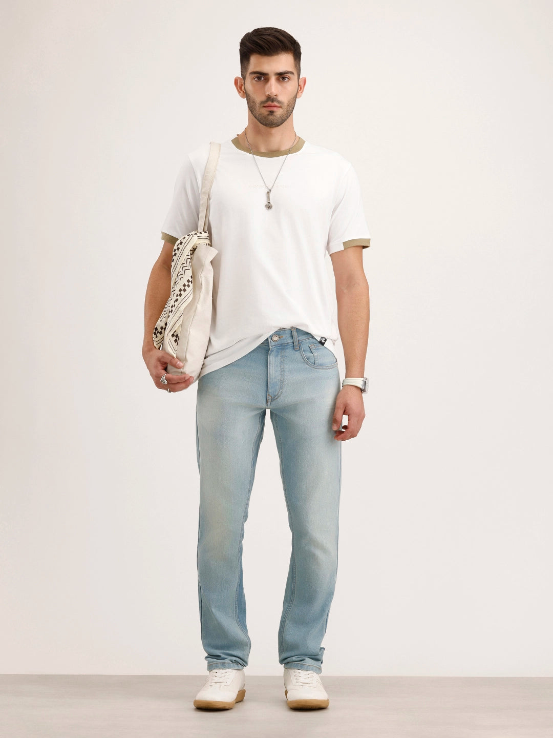 Slim Fit Denim Jeans | Light Blue