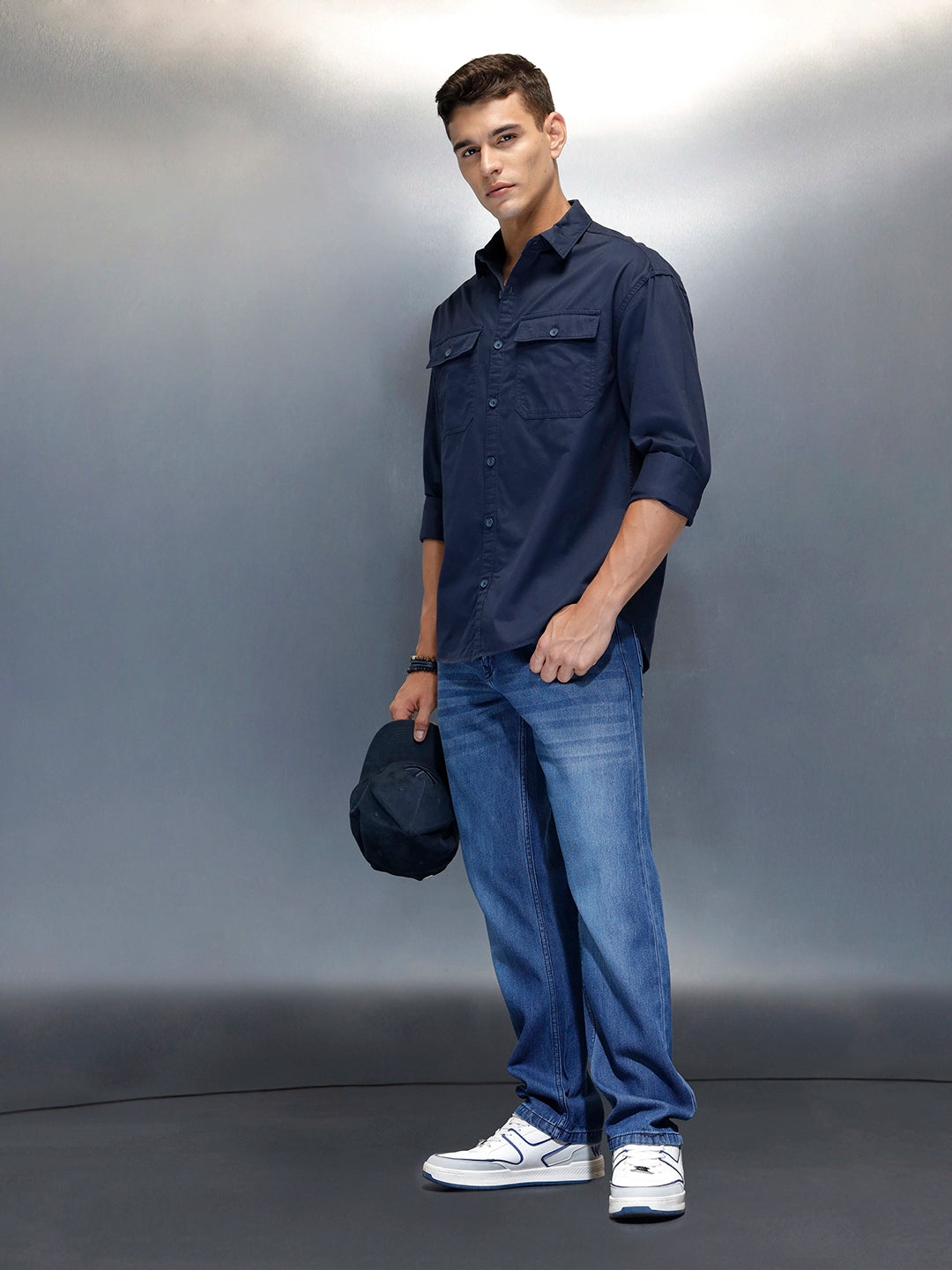 Men's Casual Anti Fit Jeans | Blue