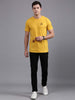 Basic Crew Neck Yellow T-Shirt