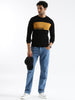 Colour-Blocked Wrogn Knit Sweater