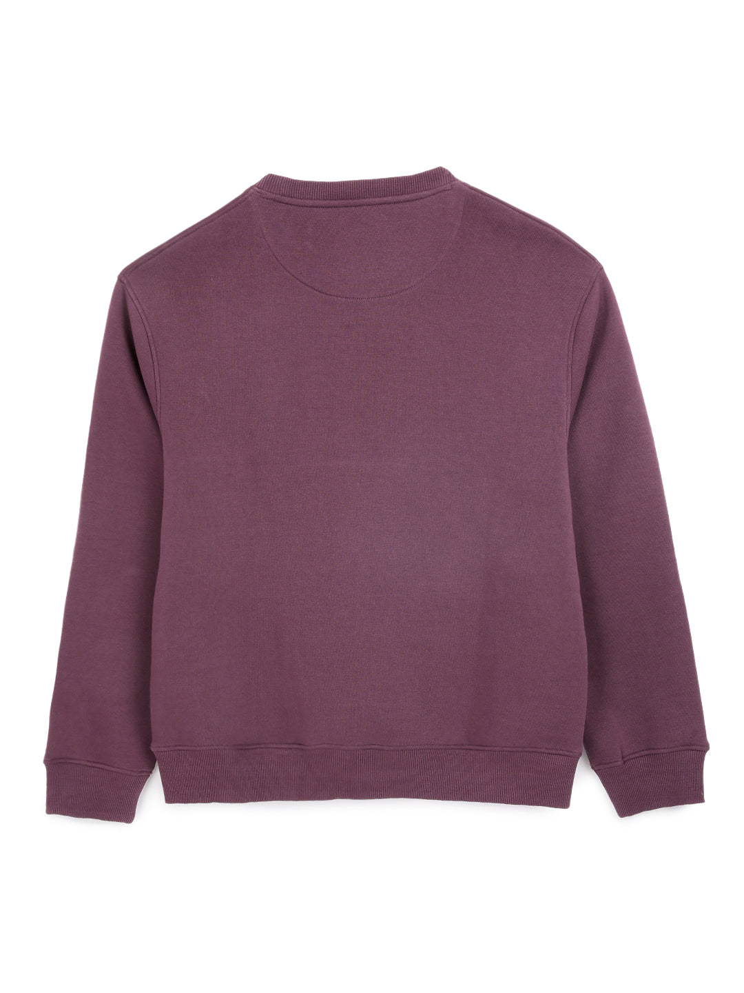 Premium Wine Emroidered Sweatshirt