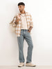 Washed Straight Fit Denim Jeans | Light Blue