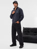 Oversized Corduroy Zipper Jacket | Grey | WTJK6323M