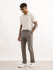 Solid Slim Fit Cotton Blend Trouser | Olive