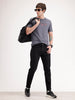 Solid Skinny Crop Denim Jeans | Black