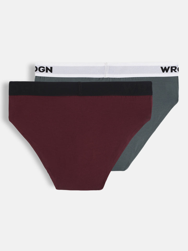 All Day Comfort Solid 2-Pack Briefs