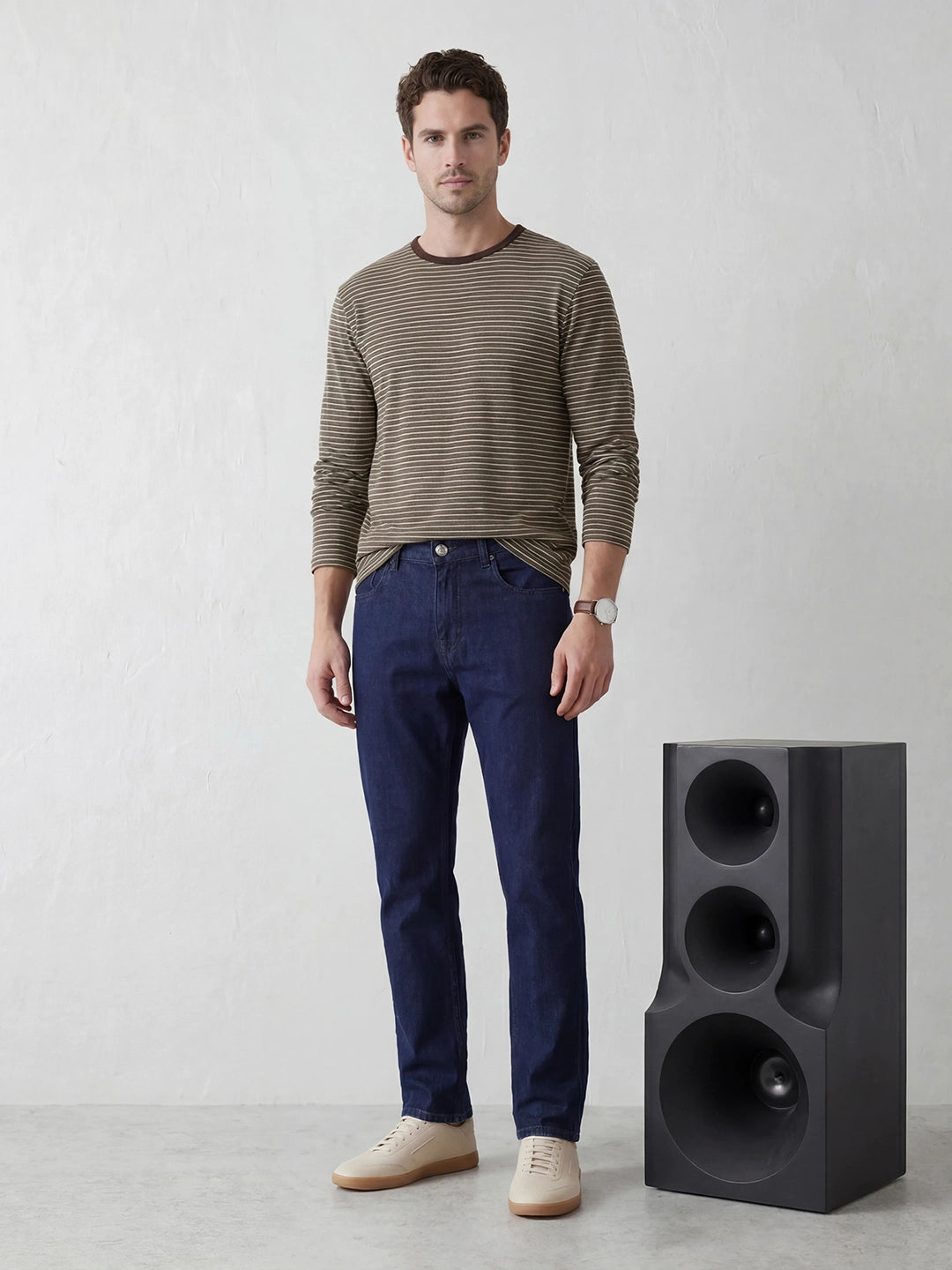 Relaxed Fit Denim Jeans | Dark Blue