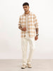 Slim Fit Placement Printed Shirt | Khaki | WSH01FSSL7113W