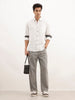 Classic Checkered Regular Fir Shirt | White