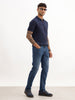 Solid Slim Fit Denim Jeans | Blue