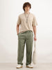 Loose Fit Linen Blend Trouser  | Green