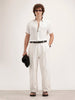 Slim Fit Striped Shirt | White