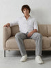 Slim Fit Solid Full Sleeve Shirt | White