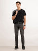 Solid Slim Fit Denim Jeans  | Dark Grey