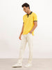 Comfort Fit Placement Printed Sweatshirt | Yellow | WWTS378F