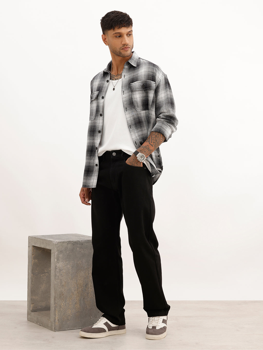 Solid Anti Fit Denim Jeans | Black