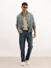 Regular Fit Tinted Overshirt | Light Blue | WSH01LSRE0373S