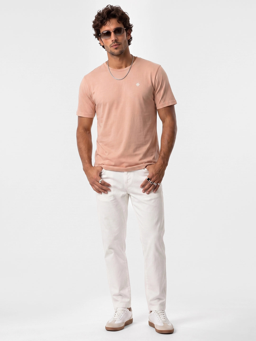 Solid Slim Fit T-Shirt | Grey