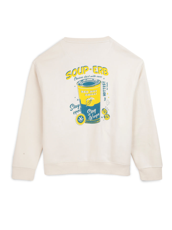 Elite Soup-erb Back Printed Sweatshirt