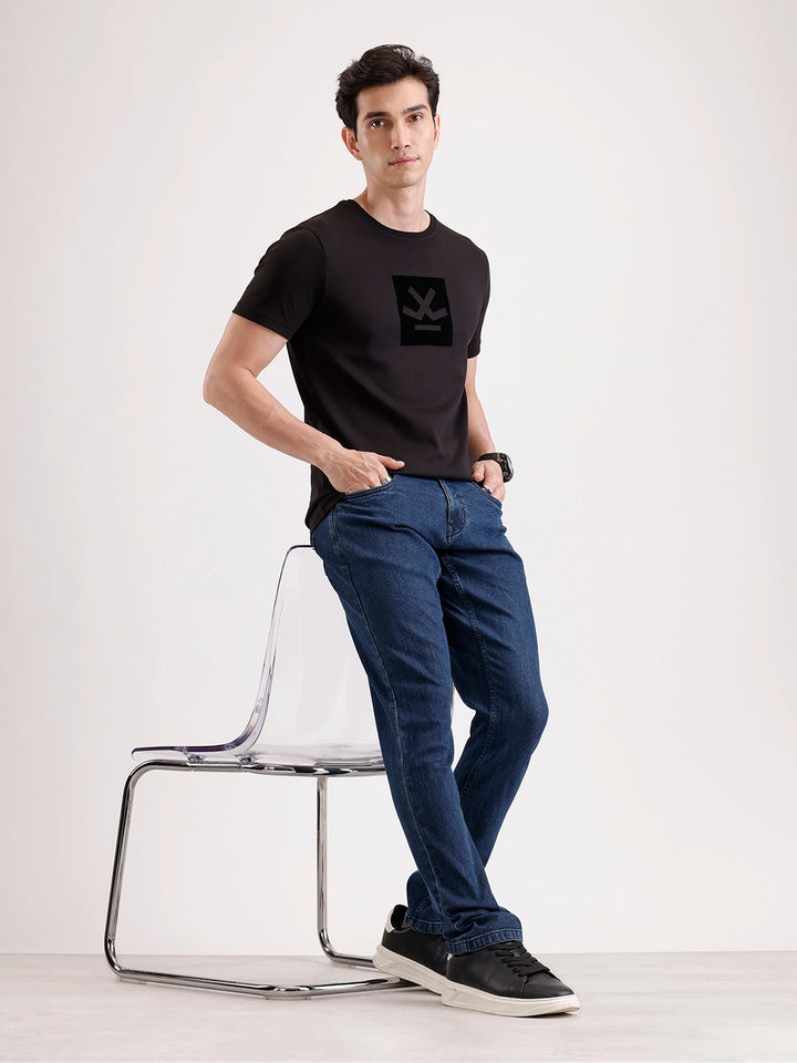 Classic Slim Fit Denim Jeans   |  Blue