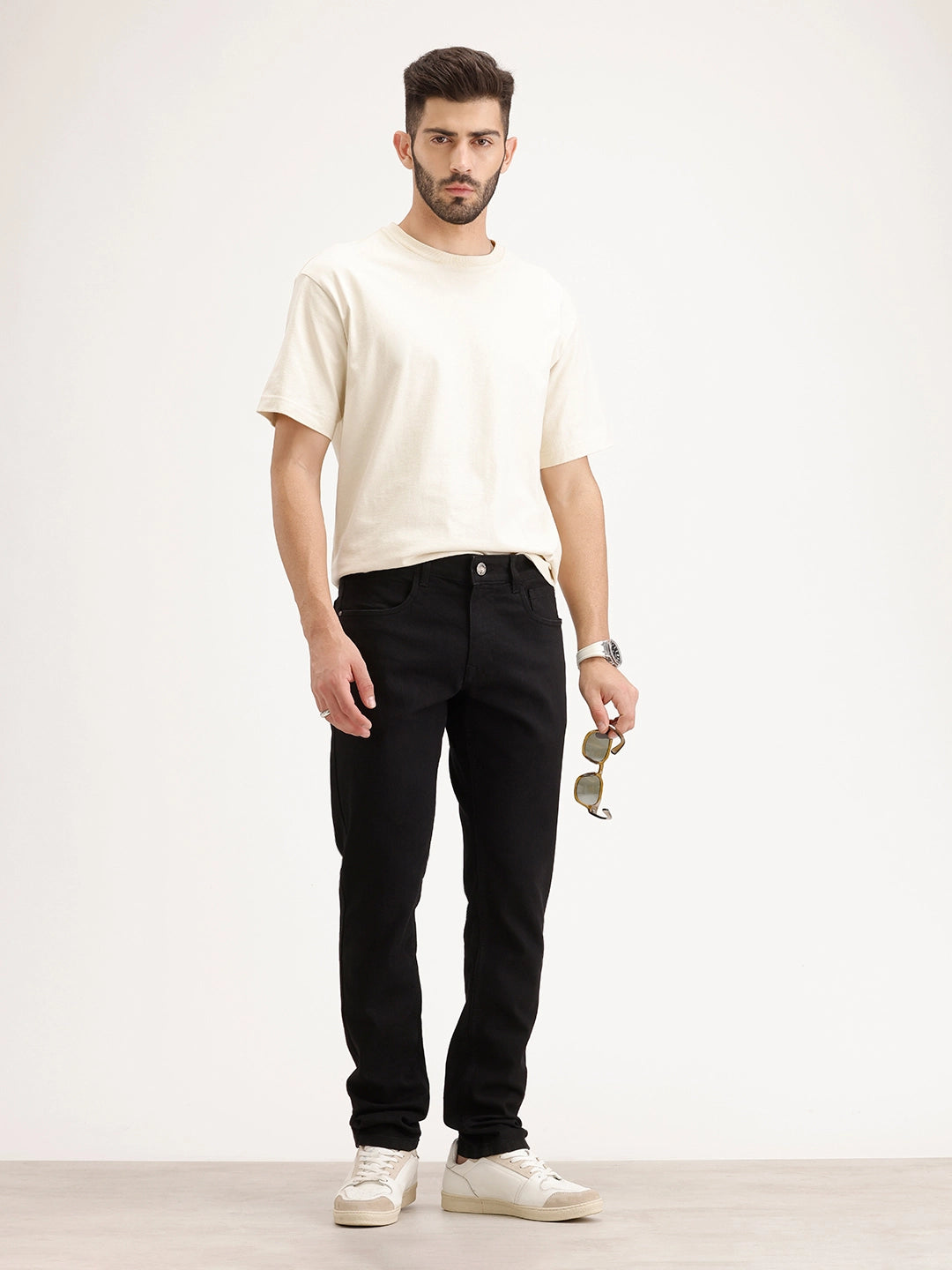 Slim Fit Denim Jeans | Black
