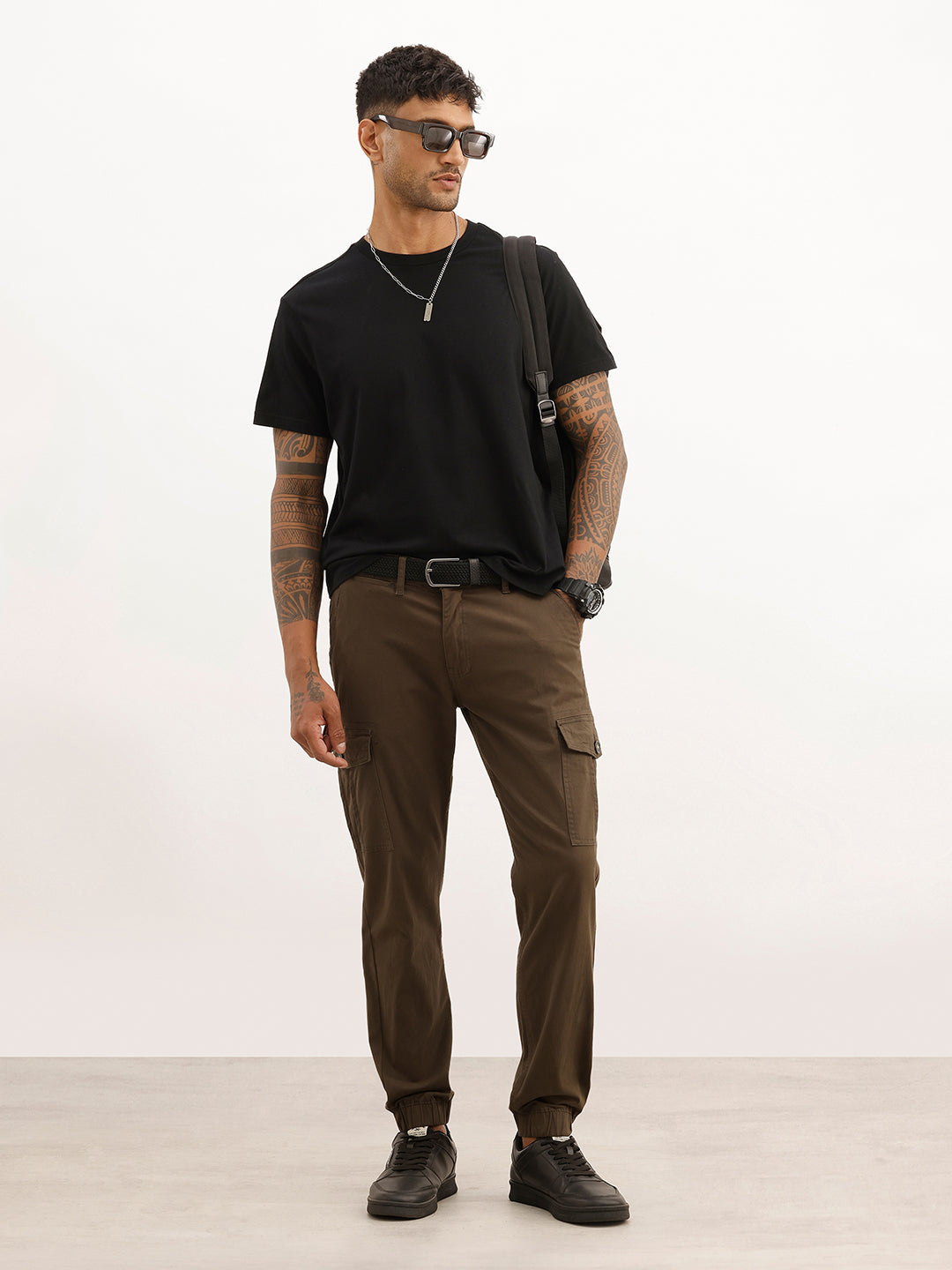 Solid Cargo Jogger | Olive