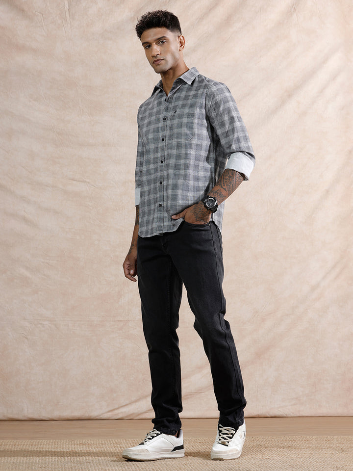 Light Fade Slim Fit Jeans | Black