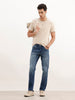 Slim Fit Faded Denim Jeans | Blue