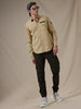 Wrogn Patch Technical Khaki Shirt