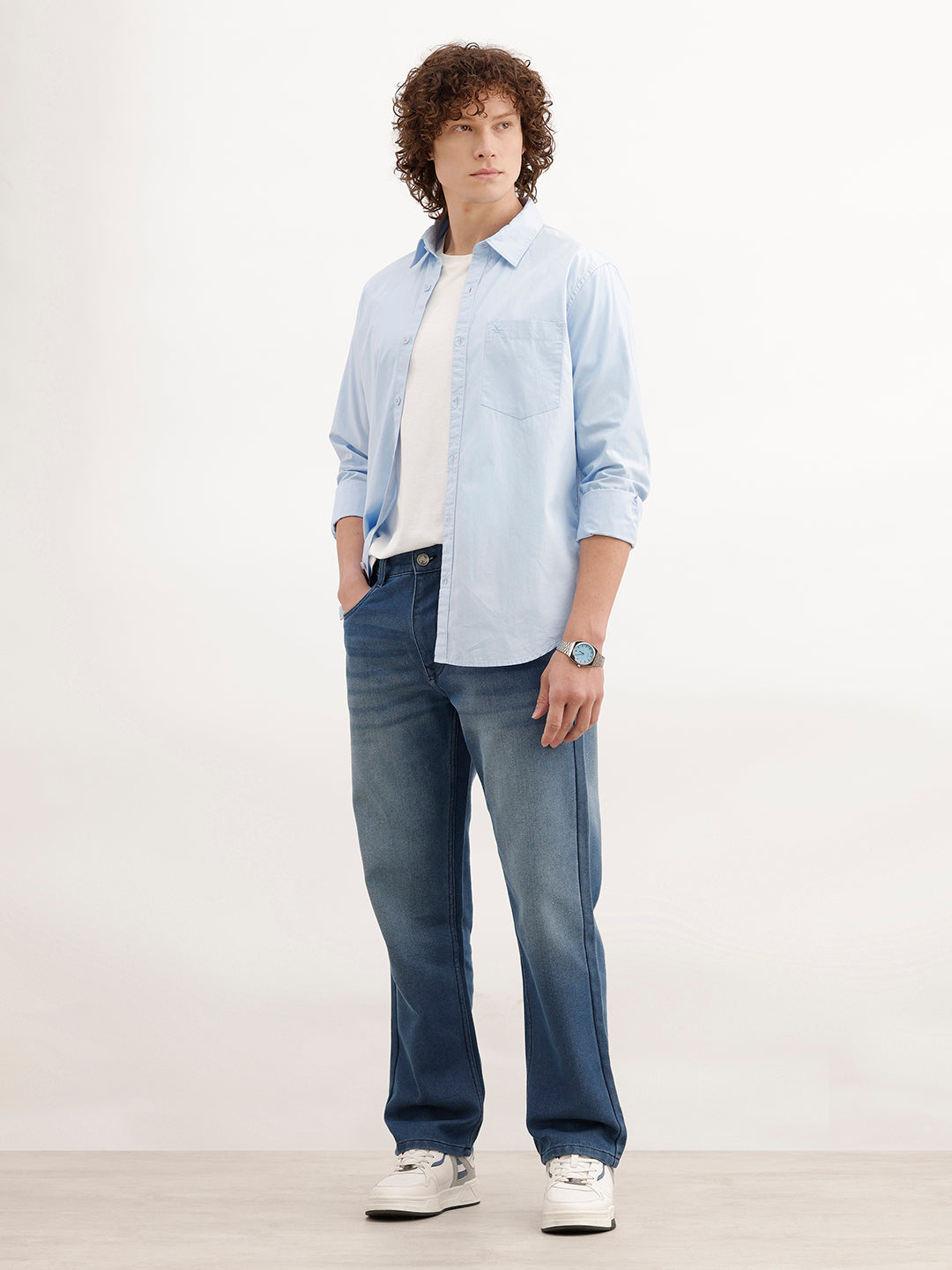 Anti Fit Faded Denim Jeans | Blue