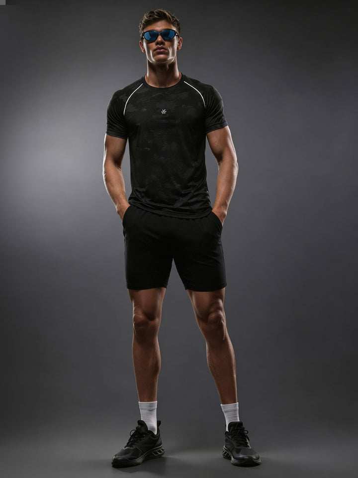 Stealth Camo Active Tee | Active |  Black