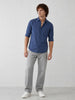 Solid Regular Fit Full Sleeve Shirt | Blue