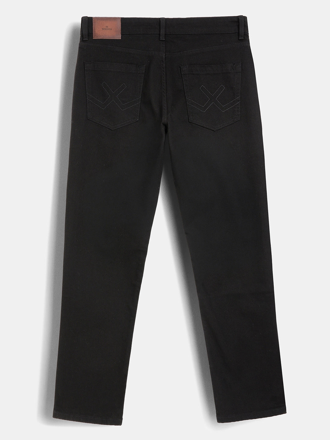 Solid Slim Fit Denim Jeans | Black