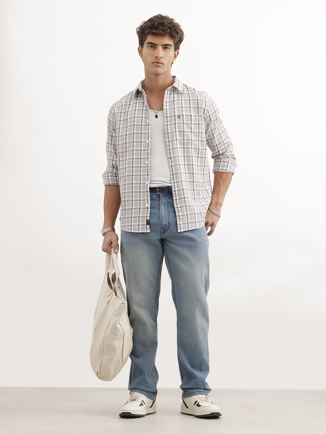 Classic Checkered Full Sleeve Shirt | Brown