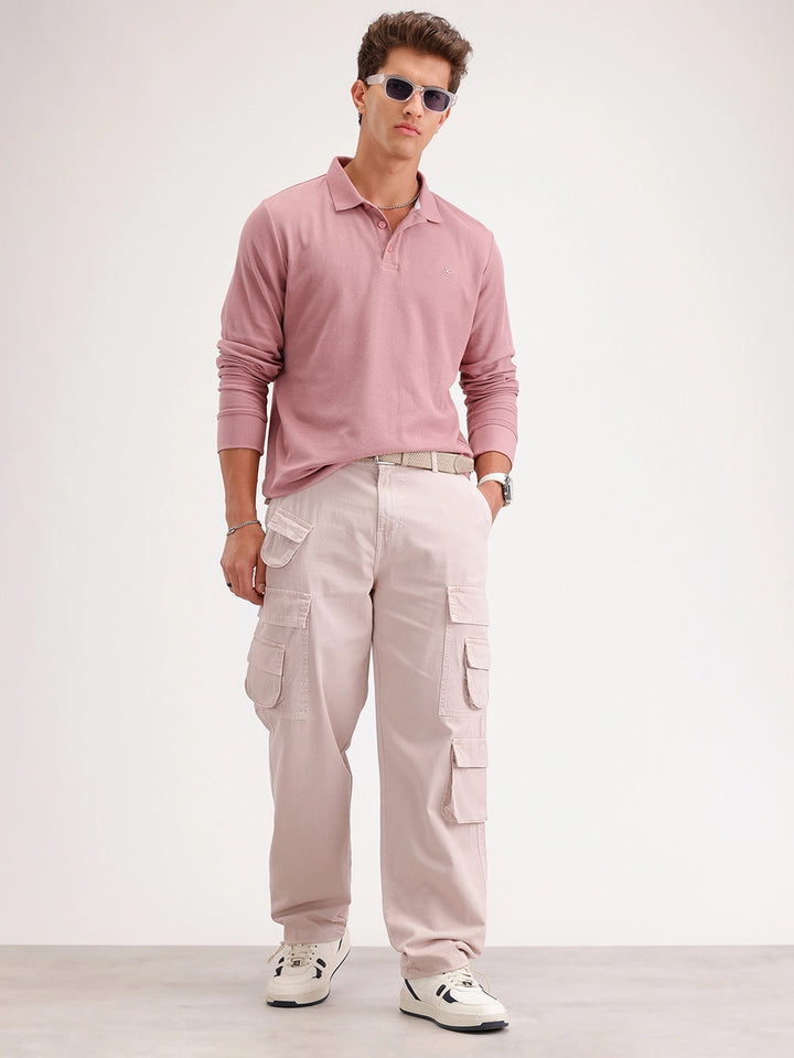 Loose Fit Cargo Trouser | Khaki