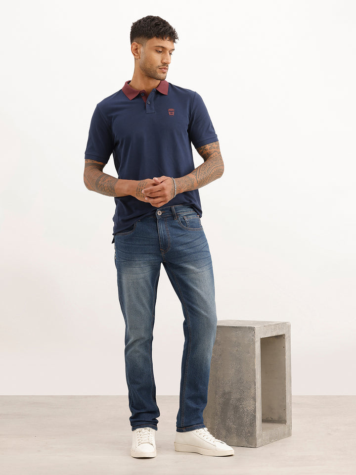 Classic Slim Fit Denim Jeans | Blue