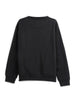 Elite Black Round Neck Sweatshirt