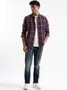 Merged Checkered Casual Shirt