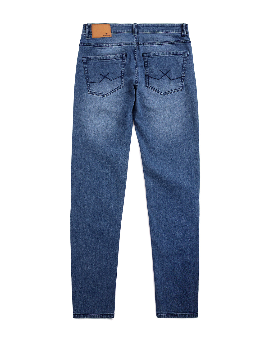 Casual Blue Slim Fit Denim Jeans