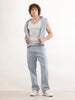 Solid Anti Fit Denim Jeans  | Light Blue