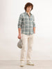 Regular Fit Checkered Shirt | Multicolor