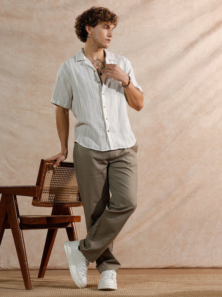 Casual Loose Fit Trouser  | Khaki