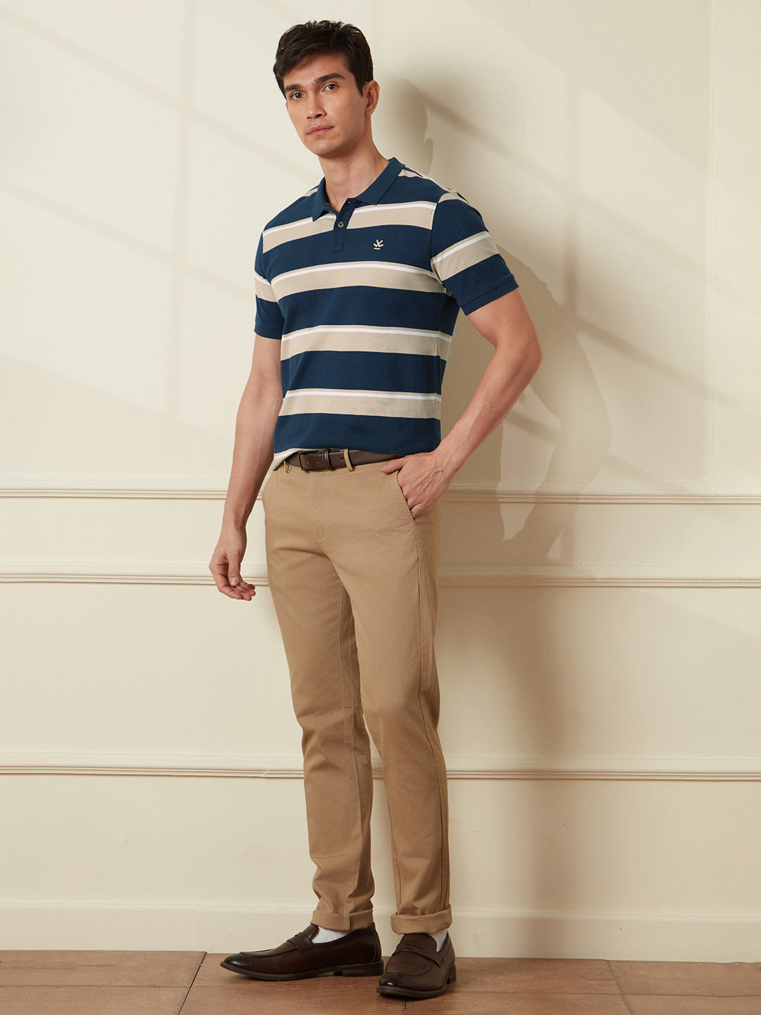 Elite Navy Slim Fit Polo