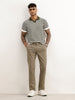 Classic Solid Slim Fit Trouser | Olive