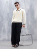 Men's Slim Fit Pullover | White
