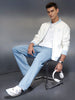 Men's Comfort Fit Zip-Up Sweatshirt |  White