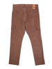 Brown Straight Fit Cargo Trousers