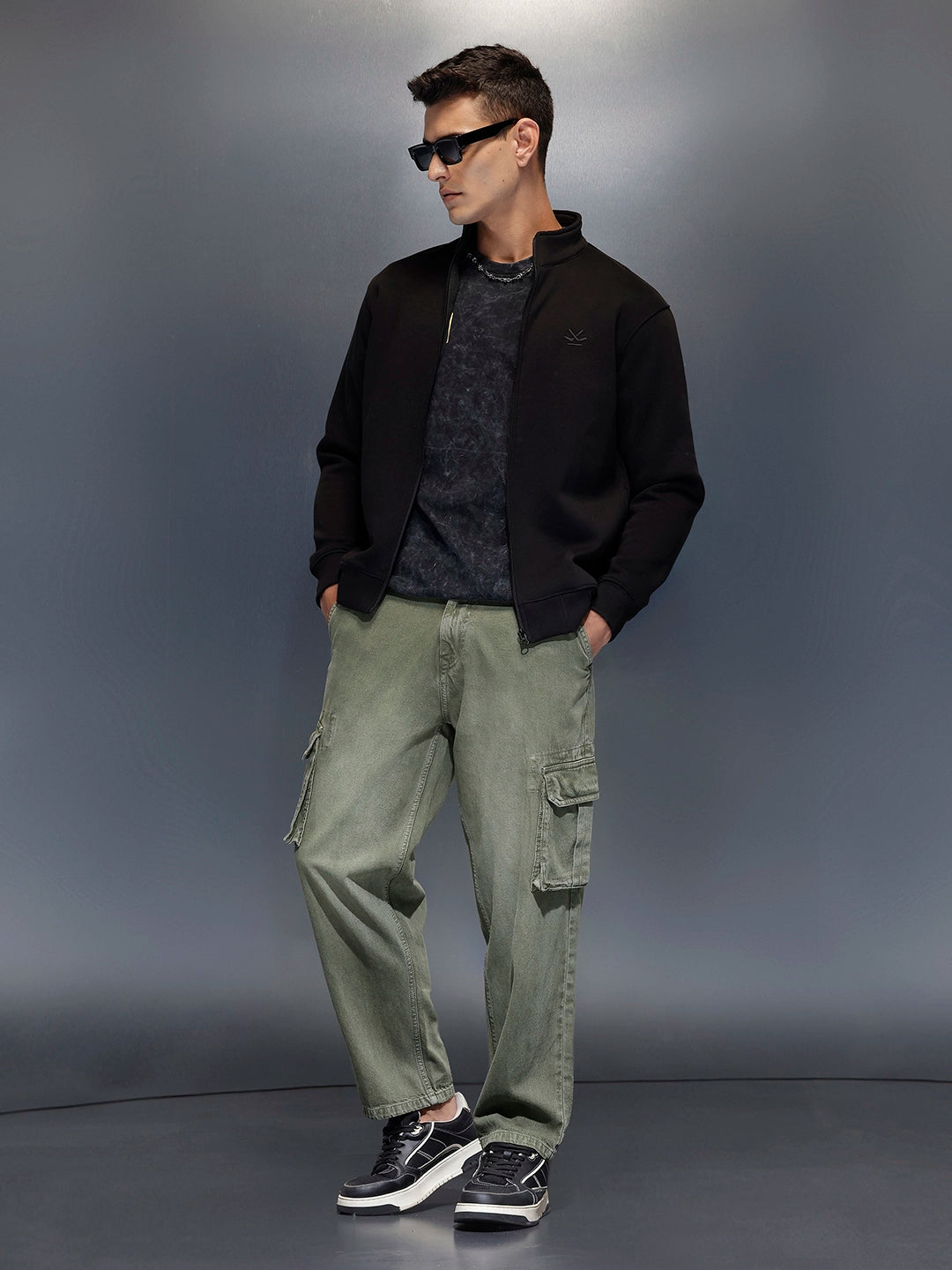 Men's casual comfort fit jacket | Black