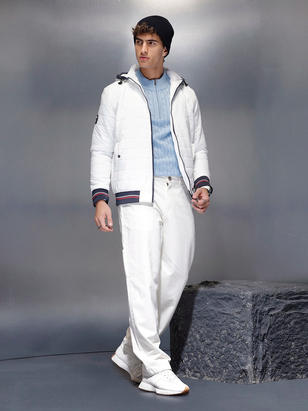 Snow White Urban Puffer Jacket | White